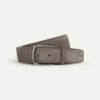 Ash Grey Suede Belt 2 Ash Grey Suede Belt -Velora Fashion Aurelien belt softey suede ash grey men 1 scaled