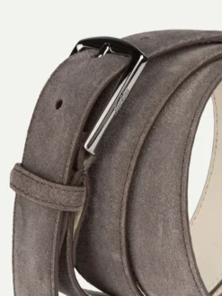 Ash Grey Suede Belt 7 Ash Grey Suede Belt -Velora Fashion Aurelien belt softey suede ash grey men 3 scaled
