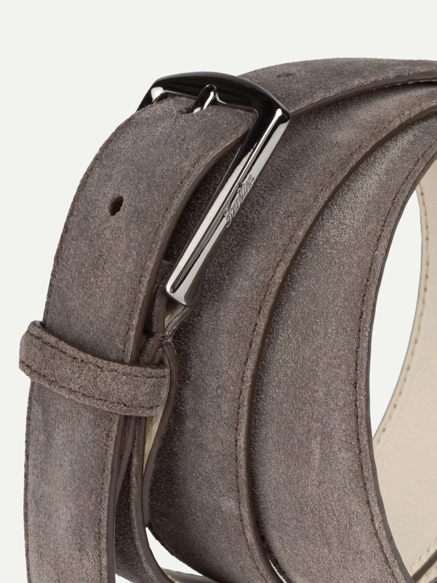 Ash Grey Suede Belt 5 Ash Grey Suede Belt - Image 3