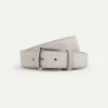 Light Grey Suede Leather Belt -Velora Fashion Aurelien belt softey suede light grey1 scaled
