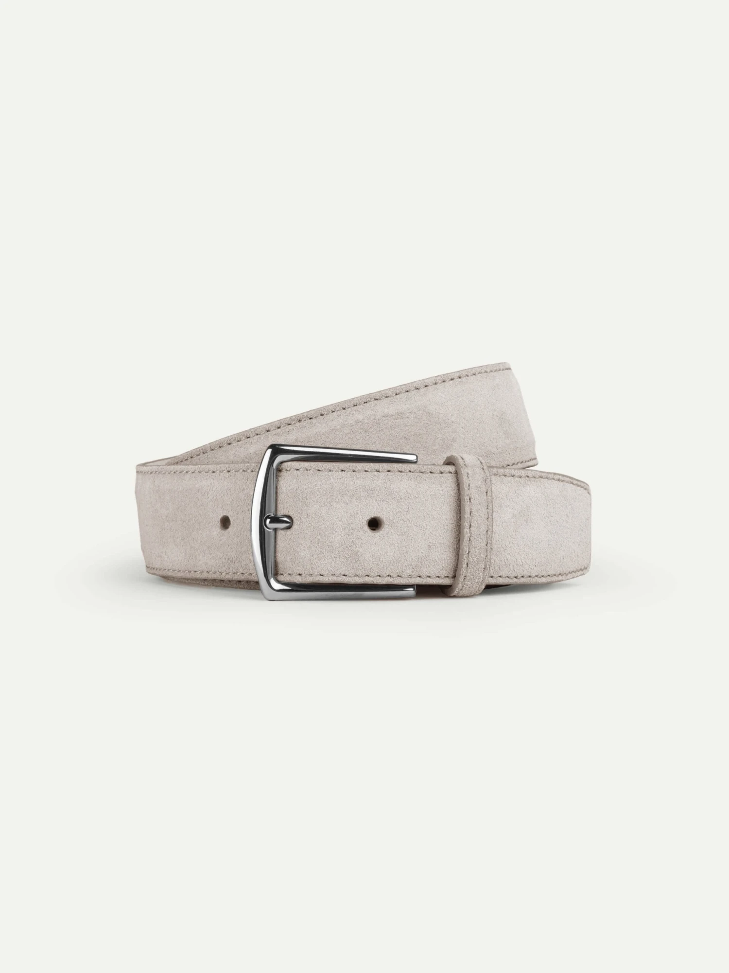 Light Grey Suede Leather Belt 3 Light Grey Suede Leather Belt