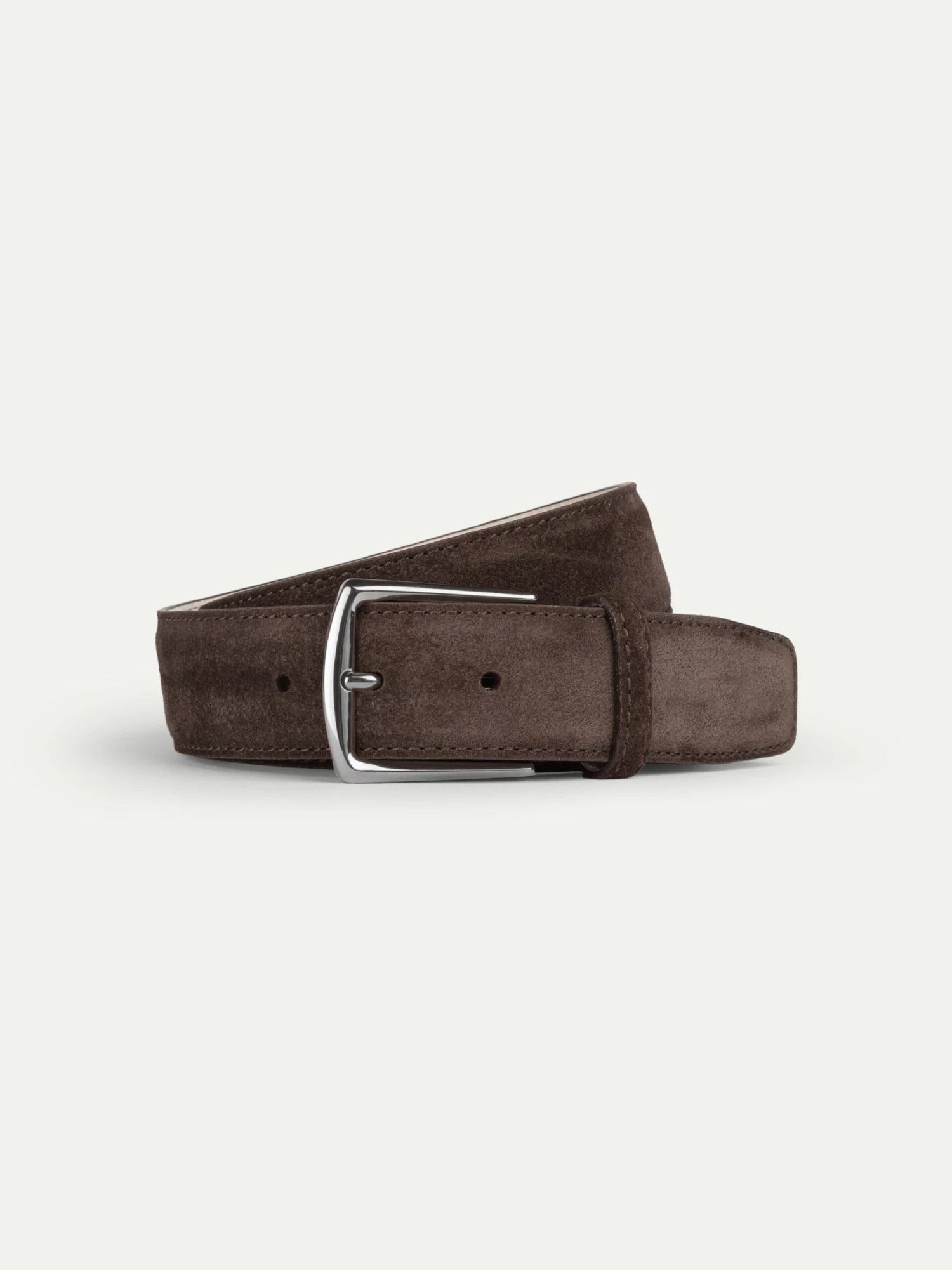Warm Grey Suede Leather Belt 3 Warm Grey Suede Leather Belt