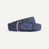 Navy Suede Leather Belt -Velora Fashion Aurelien belt softey suede navy blue men 1 4b920752 df23 4b52 93b2 774a7133af93 scaled