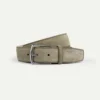 Pistache Suede Leather Belt -Velora Fashion Aurelien belt softey suede pistache men 1copy scaled