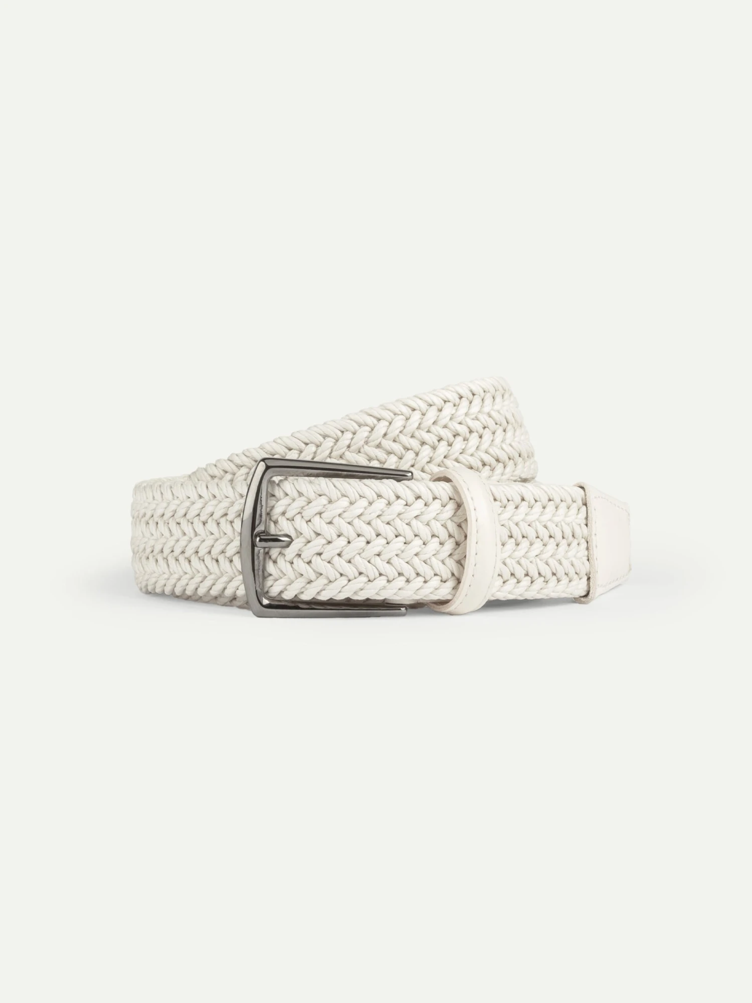 Off-white Waxed Cotton Belt 3 Off-white Waxed Cotton Belt