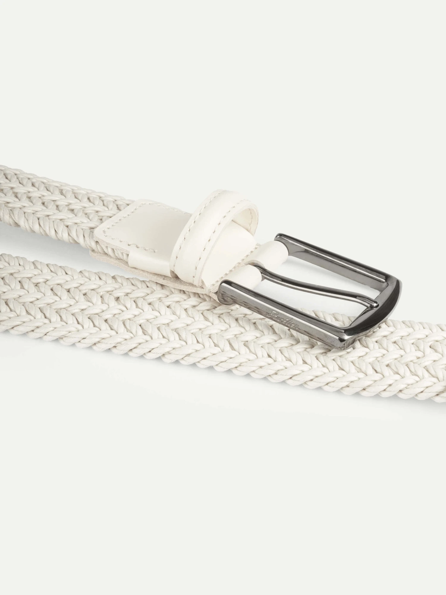 Off-white Waxed Cotton Belt 5 Off-white Waxed Cotton Belt - Image 3