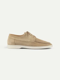 Dark Taupe Boat Loafers -Velora Fashion Aurelien boat loafer softey suede dark taupe men 13 scaled
