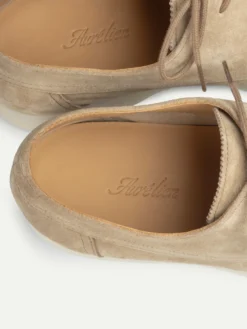 Dark Taupe Boat Loafers -Velora Fashion Aurelien boat loafer softey suede dark taupe men 14 scaled