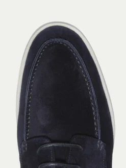 Navy Boat Loafers -Velora Fashion Aurelien boat shoes men suede shoes loafer italy navy4 f849a431 ceae 4209 9c15 5fdc75343f87