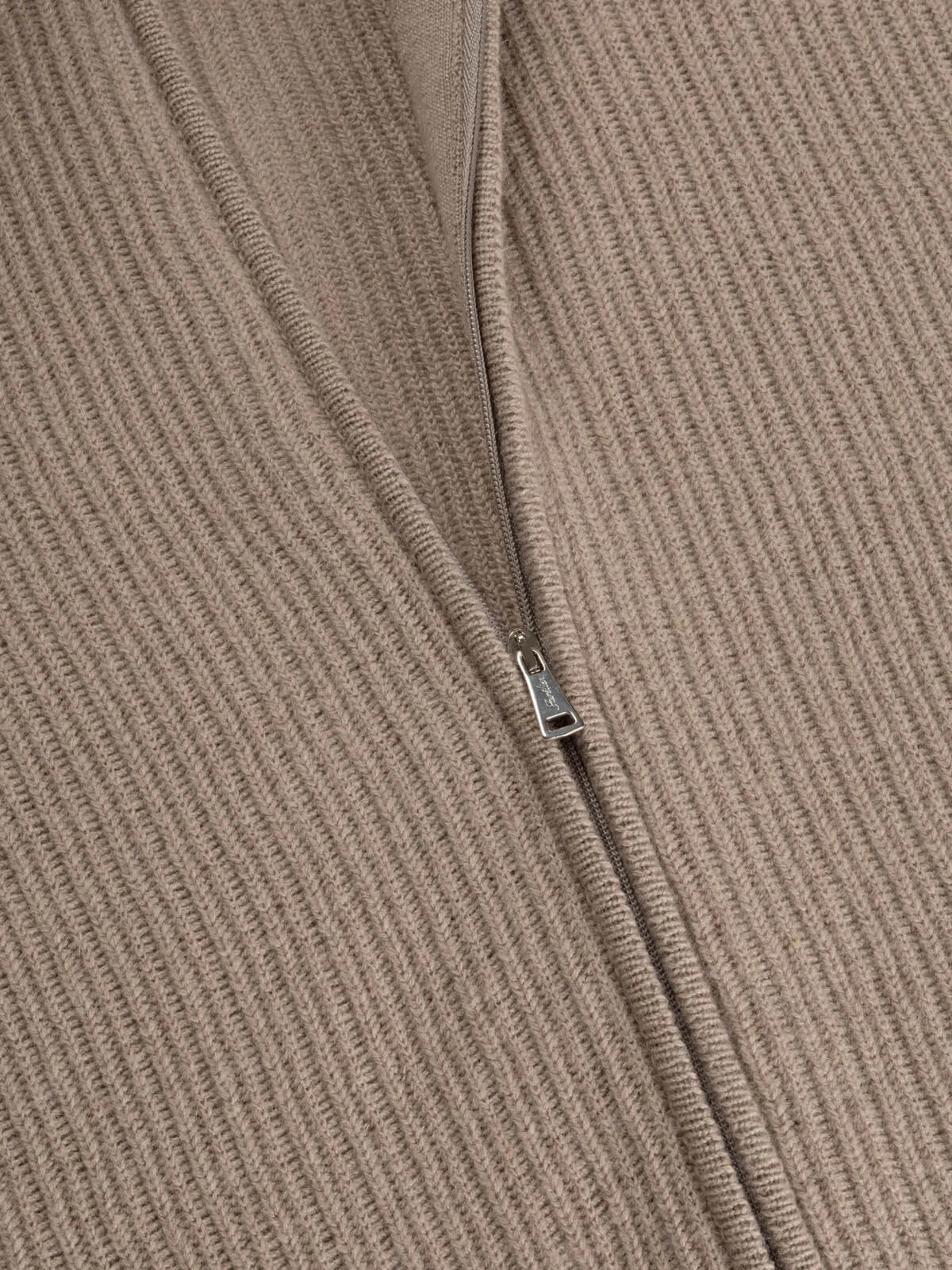 Taupe Rib Vest 5 Taupe Rib Vest - Image 3