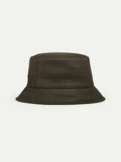 Olive Bucket Hat -Velora Fashion Aurelien bucket hat cashmere blend olive 3 scaled