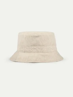 Sand Linen Bucket Hat -Velora Fashion Aurelien bucket hat linen sand beige 3 scaled