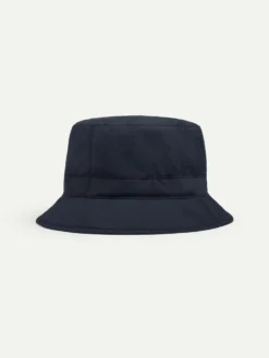 Navy Bucket Hat -Velora Fashion Aurelien bucket hat tech cashmere blend navy 3 scaled
