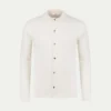 Extrafine Merino Knitted Shirt Ivory 1 Extrafine Merino Knitted Shirt Ivory -Velora Fashion Aurelien cardigan shirt sweater cashwool merino ivory1