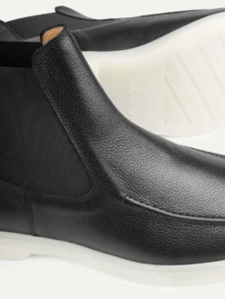 City Chelsea Boots Black Grain -Velora Fashion Aurelien city chelsea boots grain black men 2 2 scaled