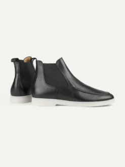 City Chelsea Boots Black Grain -Velora Fashion Aurelien city chelsea boots grain black men 3 scaled