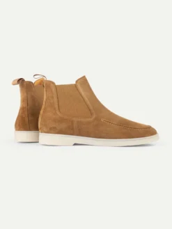 City Chelsea Boots Beige -Velora Fashion Aurelien city chelsea boots suede beige men 3copy scaled