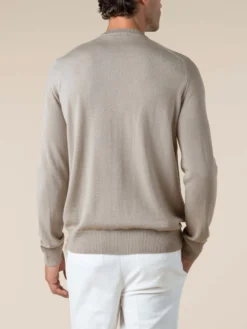 Greige City Crew -Velora Fashion Aurelien city crew cashwool light grey 3 scaled