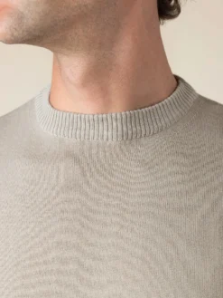 Greige City Crew -Velora Fashion Aurelien city crew cashwool light grey 4 scaled