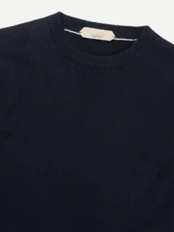 AUR1 Sweater Navy 12 AUR1 Sweater Navy -Velora Fashion Aurelien city crewneck sweater cashwool merino dark AUR1 sweater navy2 2 scaled