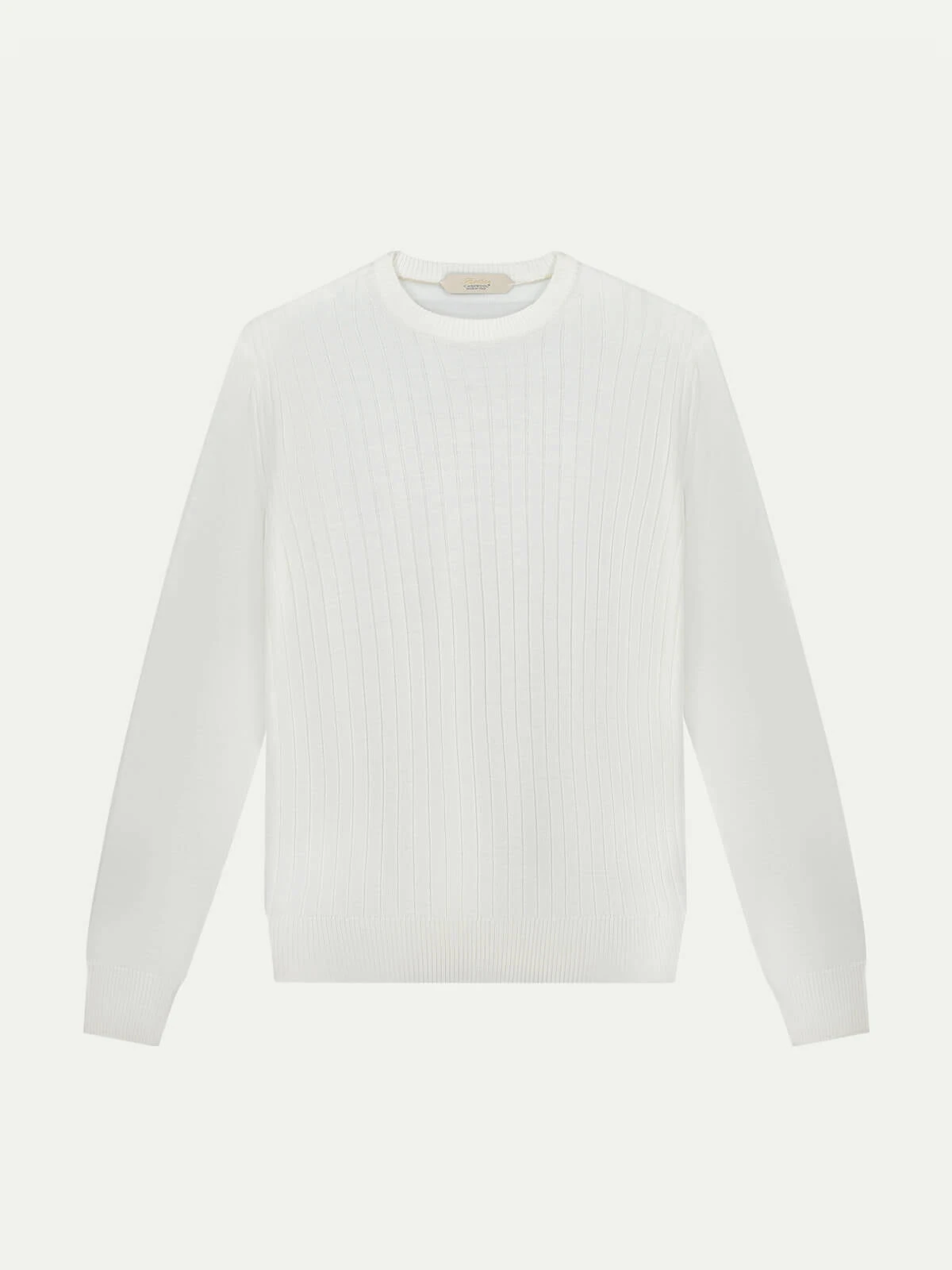 White Ribbed City Crew 3 White Ribbed City Crew