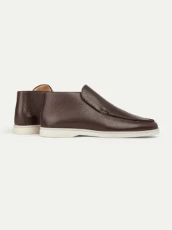 Brown Grain City Loafer -Velora Fashion Aurelien city loafer grain leather brown men 3 scaled