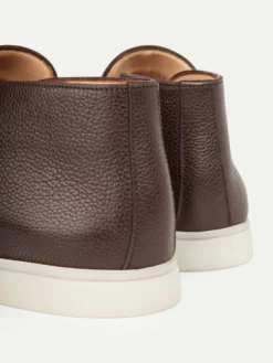 Brown Grain City Loafer -Velora Fashion Aurelien city loafer grain leather brown men 5 scaled