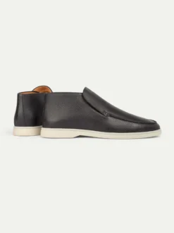 Navy Grain City Loafer -Velora Fashion Aurelien city loafer grain leather navy men 3 scaled