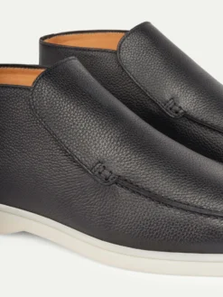 Navy Grain City Loafer -Velora Fashion Aurelien city loafer grain leather navy men 5 scaled