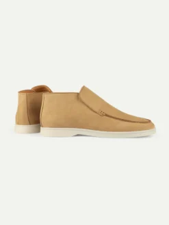 Beige Nubuck City Loafer -Velora Fashion Aurelien city loafer nubuck beige men 3 scaled