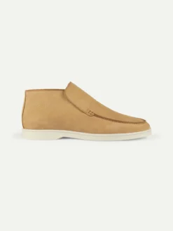 Beige Nubuck City Loafer -Velora Fashion Aurelien city loafer nubuck beige men 4 scaled