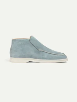 Lady Light Blue City Loafer -Velora Fashion Aurelien city loafer softey suede light blue women 4 scaled