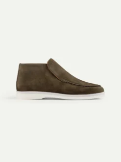 Lady Olive City Loafer -Velora Fashion Aurelien city loafer softey suede olive women 4 scaled