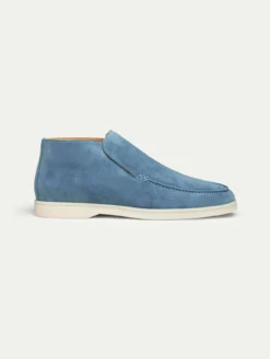 Sapphire Blue City Loafer 11 Sapphire Blue City Loafer -Velora Fashion Aurelien city loafer softey suede sapphire blue men 4