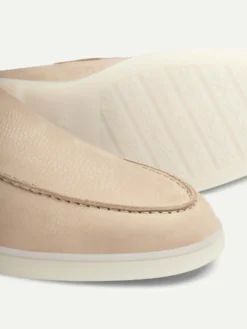 Light Beige Nubuck Winter City Loafer -Velora Fashion Aurelien city loafer winter grain nubuck beige men 10 scaled