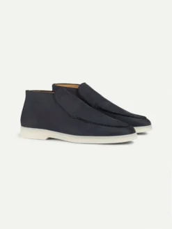 Navy Nubuck Winter City Loafer