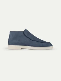 Steel Blue Nubuck Winter City Loafer -Velora Fashion Aurelien city loafer winter nubuck steel blue men 4 scaled