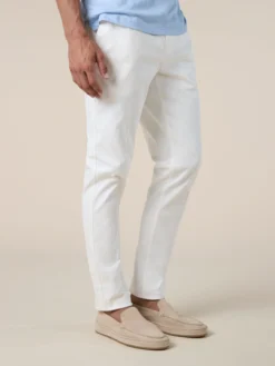Ivory Metropolitan Trousers -Velora Fashion Aurelien city trouser ivory men 7copy