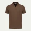 Chocolate Buttonless Polo Shirt