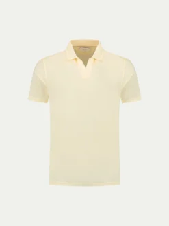 Vanilla Buttonless Polo Shirt
