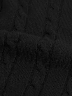 Dolcevita Cable Knit Sweater Black 13 Dolcevita Cable Knit Sweater Black -Velora Fashion Aurelien dolcevita sweater cashmere merino blend black2