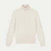Dolcevita Cable Knit Sweater Ivory