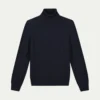 Dolcevita Cable Knit Sweater Navy
