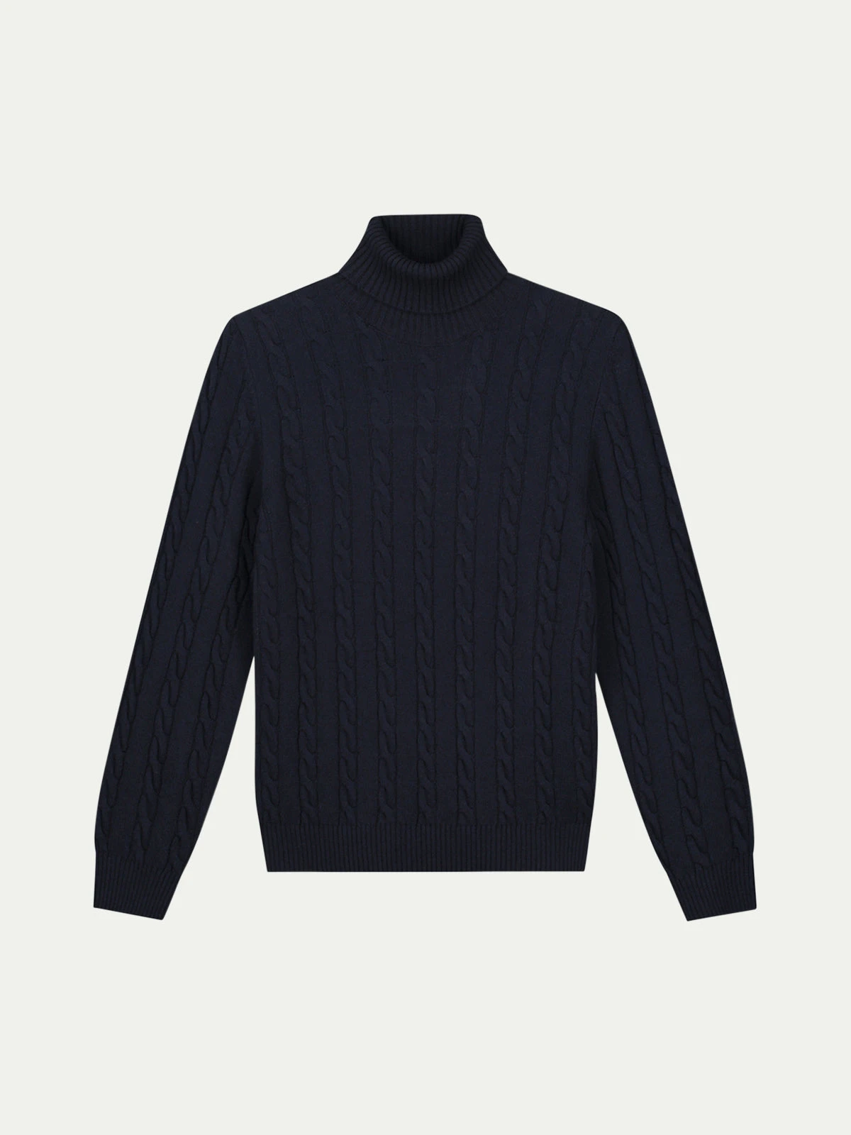 Dolcevita Cable Knit Sweater Navy 3 Dolcevita Cable Knit Sweater Navy