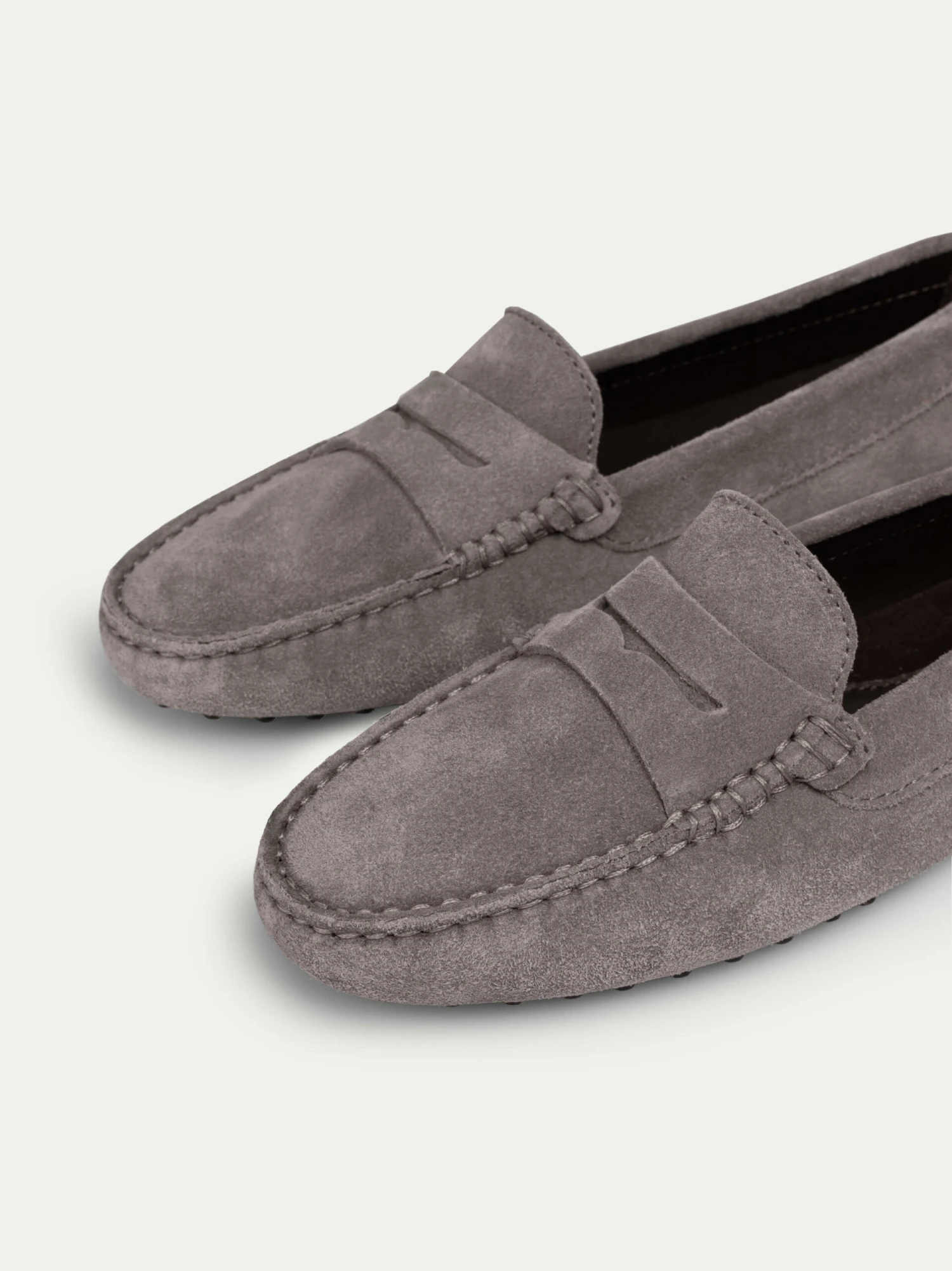 Dark Grey Suede Driving Shoes 5 Dark Grey Suede Driving Shoes - Image 3