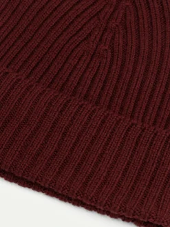 Extrafine Merino Hat Burgundy 7 Extrafine Merino Hat Burgundy -Velora Fashion Aurelien hat cashwool merino extrafine burgundy2