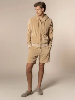 Nut Terry Towelling Zipper Vest 13 Nut Terry Towelling Zipper Vest -Velora Fashion Aurelien hoody terry towelling leisure zipper vest badstof nut11 scaled