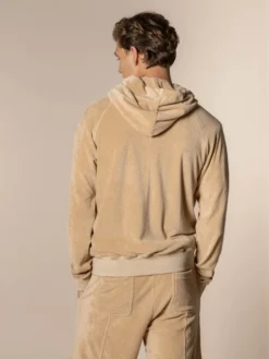 Nut Terry Towelling Zipper Vest 12 Nut Terry Towelling Zipper Vest -Velora Fashion Aurelien hoody terry towelling leisure zipper vest badstof nut13 scaled