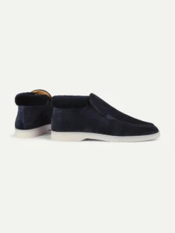 Lady Dark Blue City Loafer Fur -Velora Fashion Aurelien lady city loafer softey suede fur navy women 12 scaled