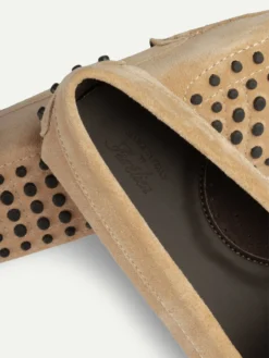 Velora Fashion -Velora Fashion Aurelien lady driving shoes softey suede dark beige women 2 scaled